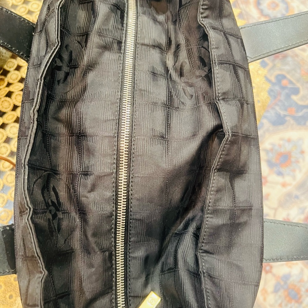 Chanel Black Nylon
Travel Line Tote Bag with COA - Picture 5 of 10
